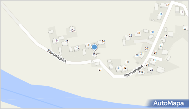 Bobrek, Starowiejska, 36a, mapa Bobrek