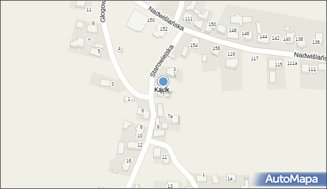 Bobrek, Starowiejska, 7, mapa Bobrek