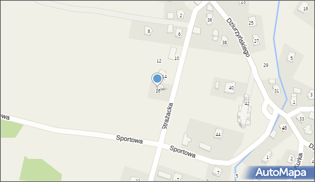 Bóbrka, Strażacka, 16, mapa Bóbrka