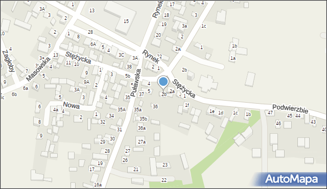 Bobrowniki, Stężycka, 2b, mapa Bobrowniki