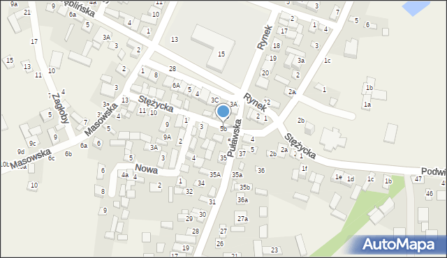 Bobrowniki, Stężycka, 5b, mapa Bobrowniki