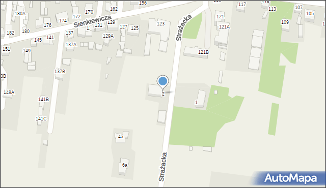 Bobrowniki, Strażacka, 2, mapa Bobrowniki