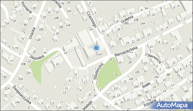 Bochnia, Stasiaka Ludwika, 1, mapa Bochni