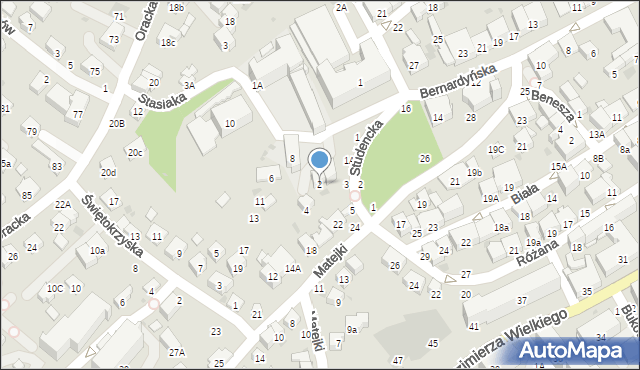 Bochnia, Stasiaka Ludwika, 2, mapa Bochni