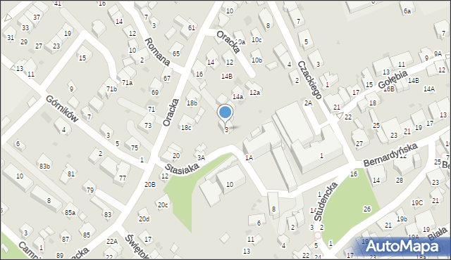 Bochnia, Stasiaka Ludwika, 3, mapa Bochni