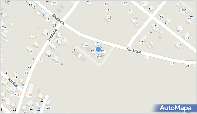 Bochnia, Staszica Stanisława, 17f, mapa Bochni