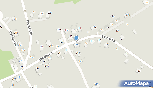 Bochnia, Strzelecka, 16, mapa Bochni