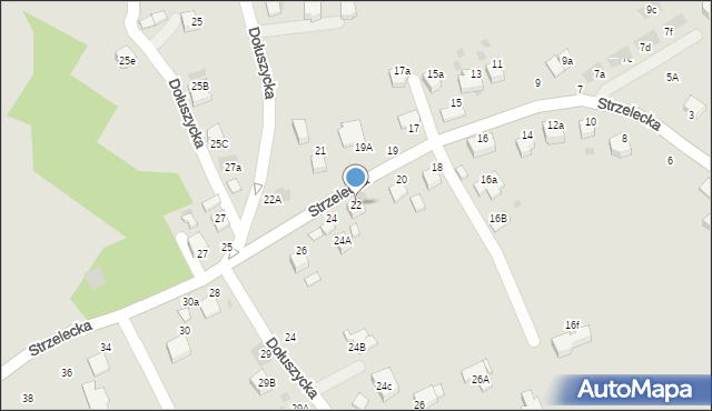 Bochnia, Strzelecka, 22, mapa Bochni