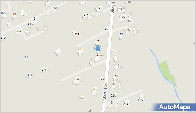 Bochnia, Strzelecka, 51, mapa Bochni