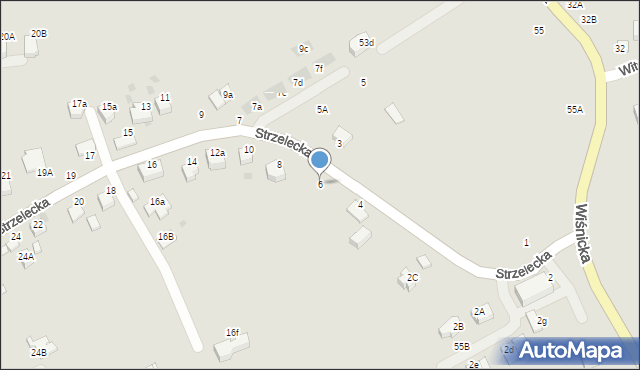 Bochnia, Strzelecka, 6, mapa Bochni