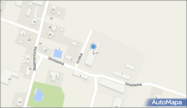 Boczków, Strażacka, 5, mapa Boczków