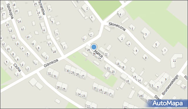 Boguszów-Gorce, Staszica Stanisława, 25, mapa Boguszów-Gorce
