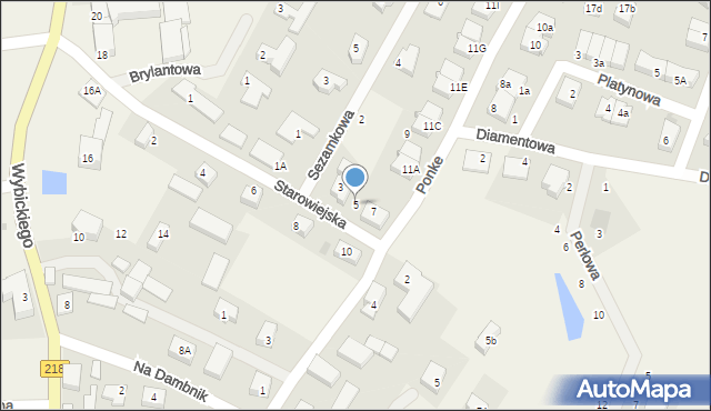 Bojano, Starowiejska, 5, mapa Bojano