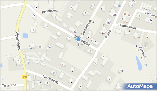 Bojano, Starowiejska, 8, mapa Bojano