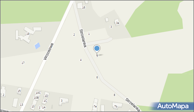 Bojano, Strzelanka, 5, mapa Bojano