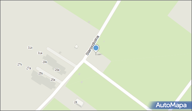 Bolesławiec, Staroszkolna, 30, mapa Bolesławca