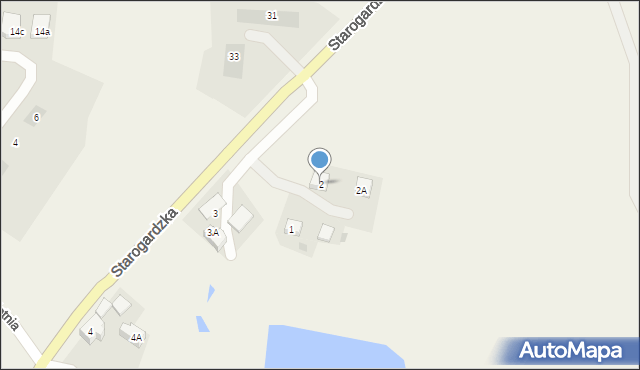 Borkowo, Starogardzka, 2, mapa Borkowo