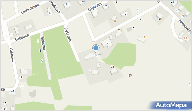 Borkowo, Starowiejska, 14, mapa Borkowo