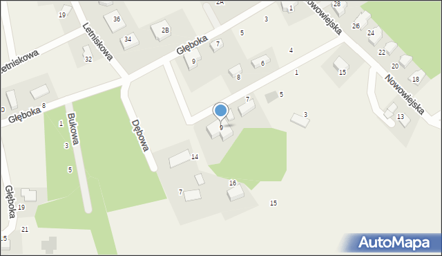 Borkowo, Starowiejska, 9, mapa Borkowo