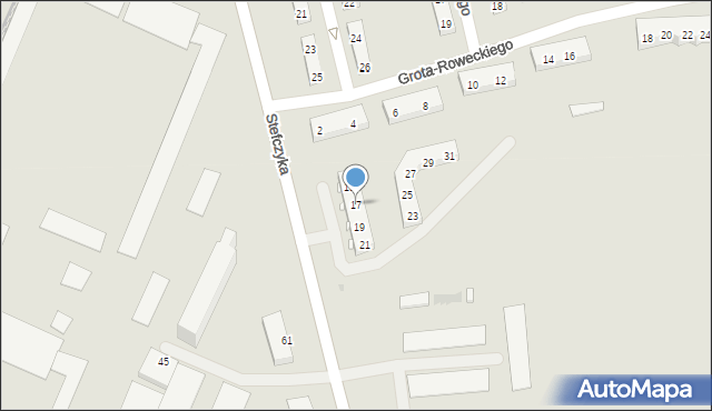 Braniewo, Stefczyka, 17, mapa Braniewo