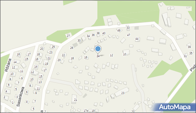 Brenno, Storczykowa, 14, mapa Brenno