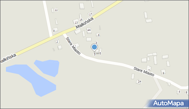 Brok, Stare Miasto, 3, mapa Brok
