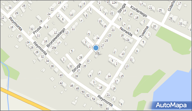 Brzeg, Struga, 31, mapa Brzeg