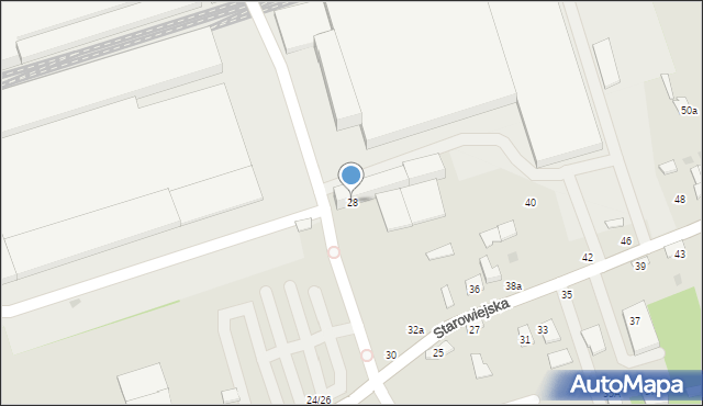 Brzesko, Starowiejska, 28, mapa Brzesko
