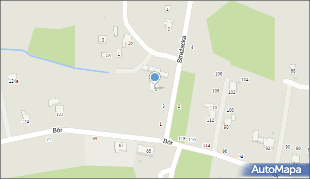 Brzeszcze, Strażacka, 5, mapa Brzeszcze