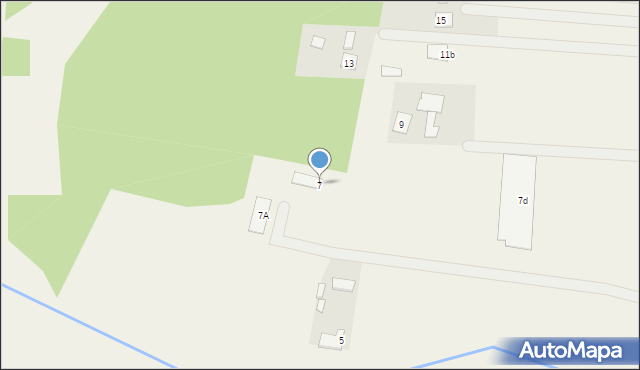 Brzóze, Stanisławowska, 7, mapa Brzóze