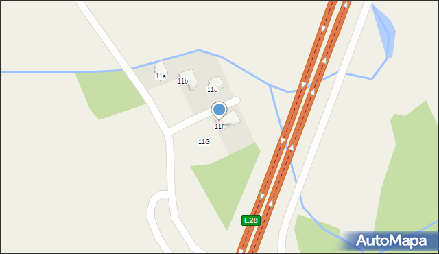 Budzistowo, Stare Miasto, 11f, mapa Budzistowo
