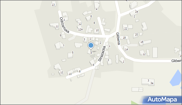 Buków, Strażacka, 4, mapa Buków