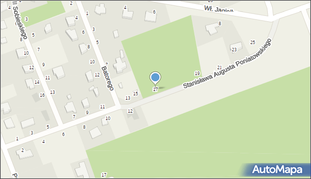 Bukowiec, Stanisława Augusta Poniatowskiego, 17, mapa Bukowiec