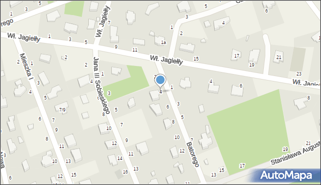 Bukowiec, Stefana Batorego, 4, mapa Bukowiec