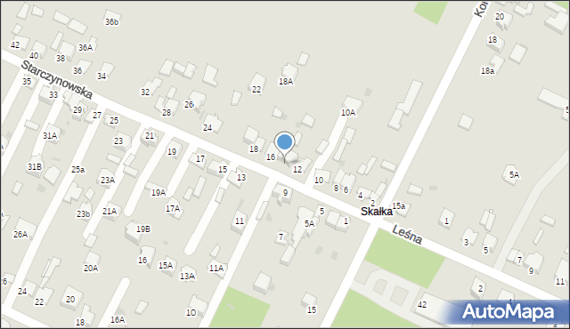 Bukowno, Starczynowska, 14, mapa Bukowno