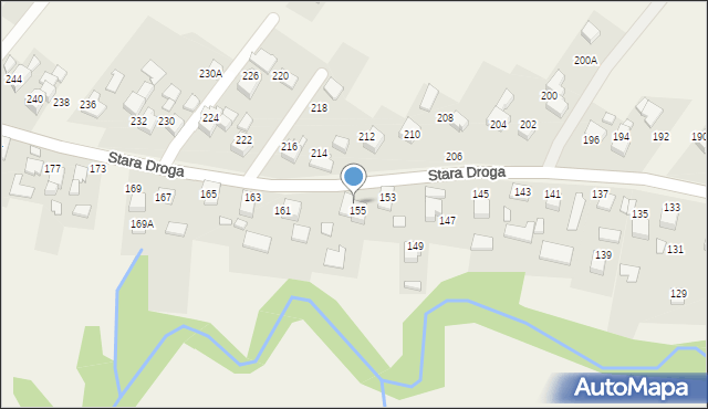 Bulowice, Stara Droga, 157, mapa Bulowice