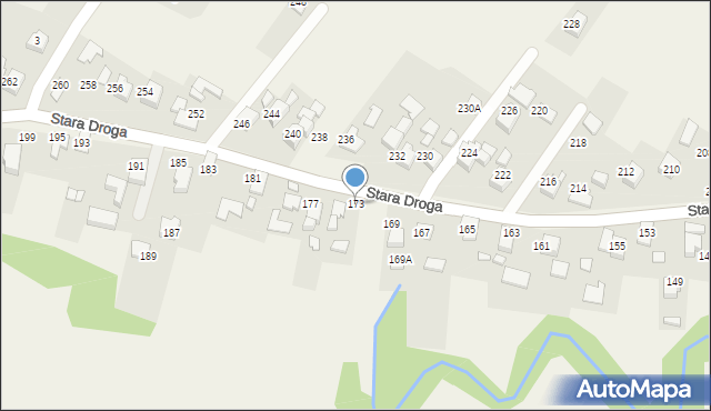 Bulowice, Stara Droga, 173, mapa Bulowice