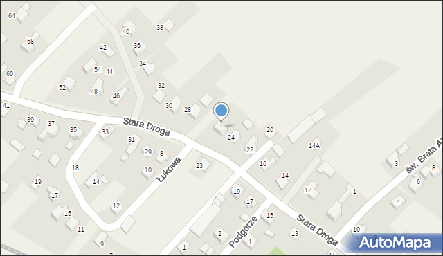 Bulowice, Stara Droga, 26, mapa Bulowice