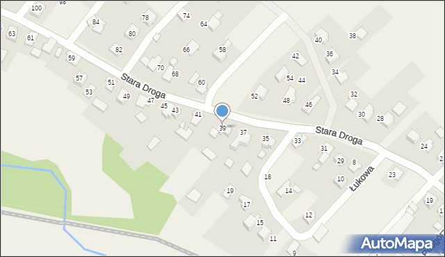 Bulowice, Stara Droga, 39, mapa Bulowice