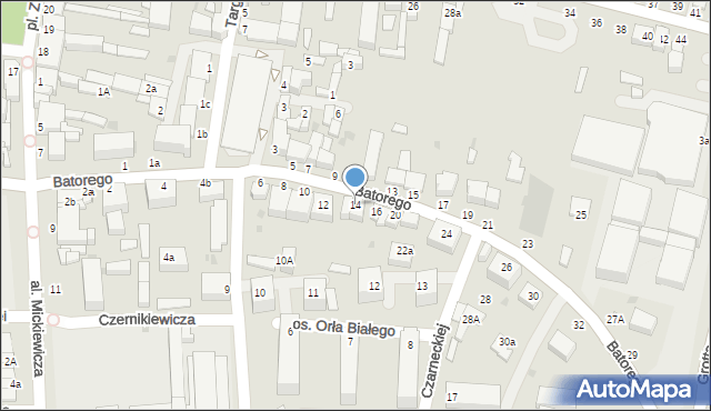 Busko-Zdrój, Stefana Batorego, 14, mapa Busko-Zdrój