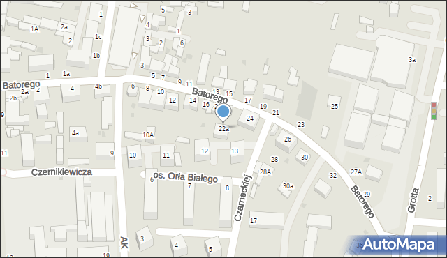 Busko-Zdrój, Stefana Batorego, 22a, mapa Busko-Zdrój