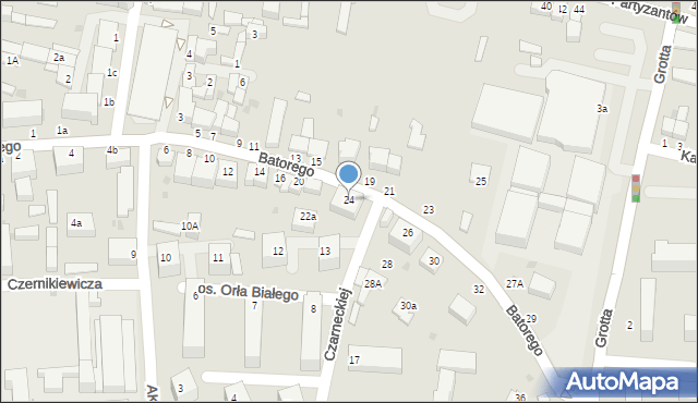 Busko-Zdrój, Stefana Batorego, 24, mapa Busko-Zdrój