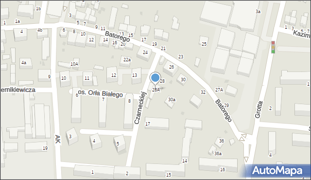 Busko-Zdrój, Stefana Batorego, 28A, mapa Busko-Zdrój
