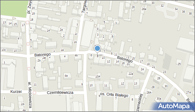 Busko-Zdrój, Stefana Batorego, 8, mapa Busko-Zdrój