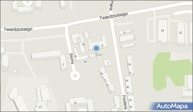 Bydgoszcz, Stomy Władysława, 5, mapa Bydgoszczy