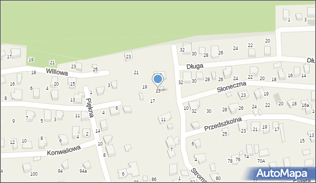 Bystra, Stroma, 13, mapa Bystra