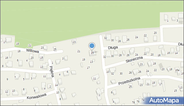 Bystra, Stroma, 15, mapa Bystra