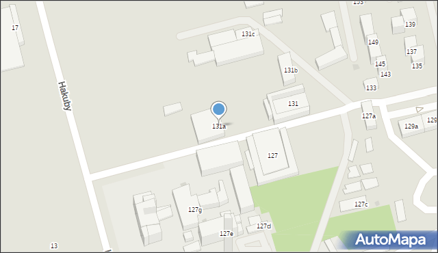 Bytom, Strzelców Bytomskich, 131a, mapa Bytomia