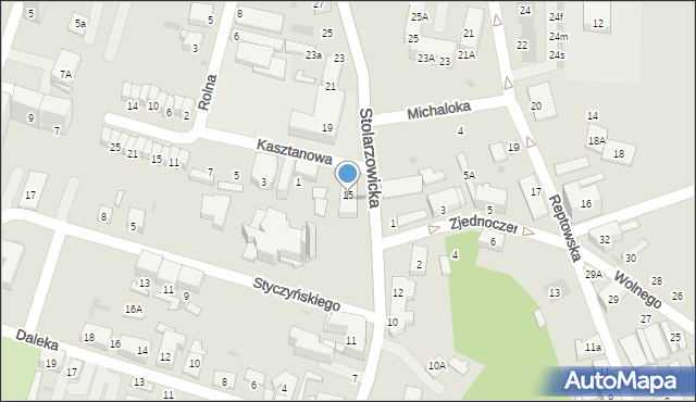 Bytom, Stolarzowicka, 17, mapa Bytomia