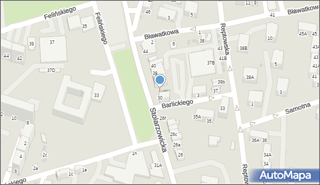 Bytom, Stolarzowicka, 34, mapa Bytomia